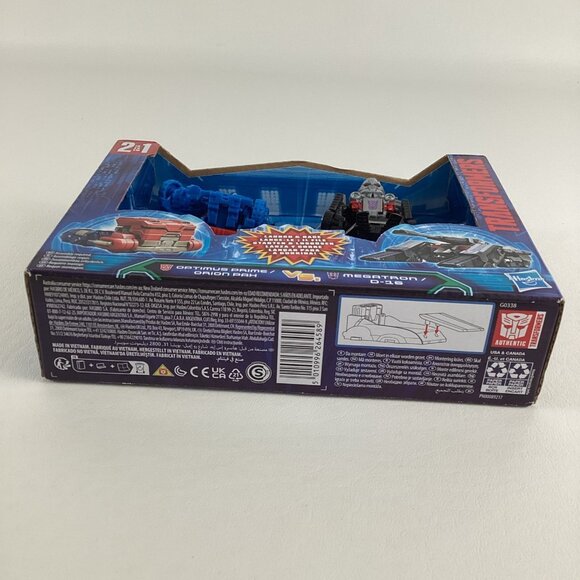Transformers One Launch Race Crash Convert Optimus Prime Orion Pax Megatron D-16 - Picture 6 of 6